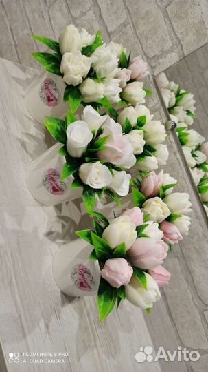 Букет из мыла ручной работы