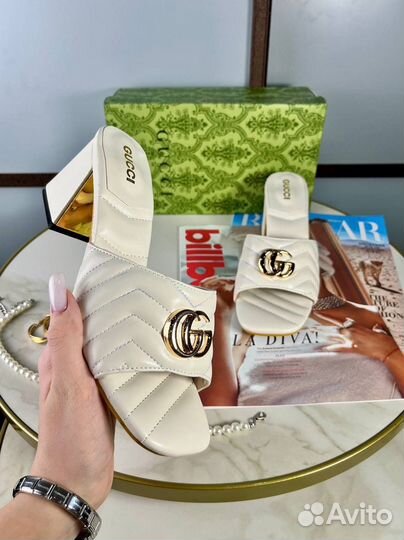 Мюли Gucci 3 цвета