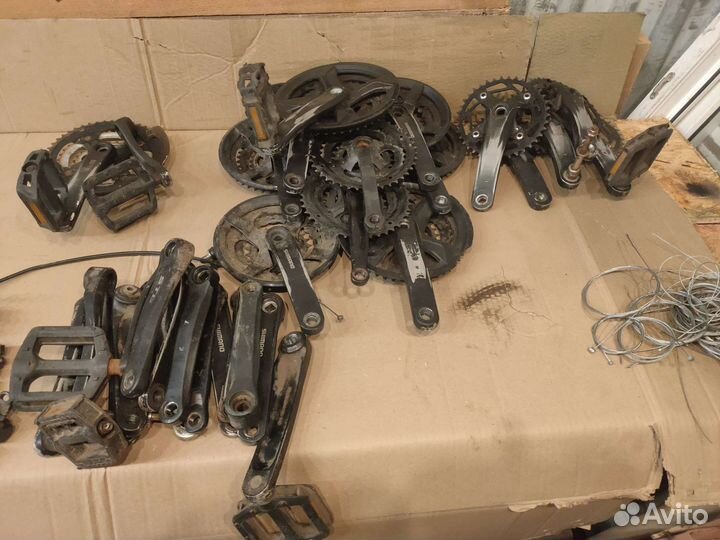 Велосипедные запчасти б/у по соточке