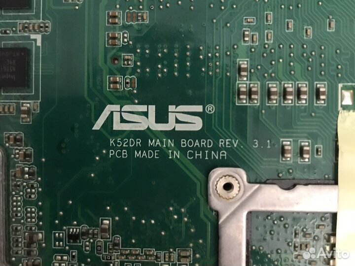 Материнская плата для ноутбука Asus k52J (донор)