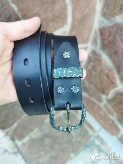 Ремень кожаный