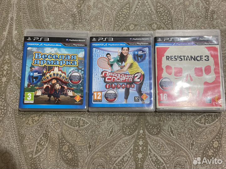 Диски с играми ps3