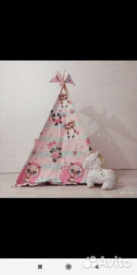 Вигвам для детей / Палатка / шатер, новый, сердце