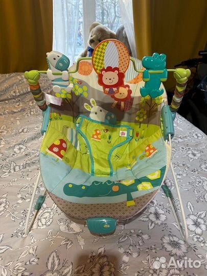 Детские качели шезлонг Bright starts