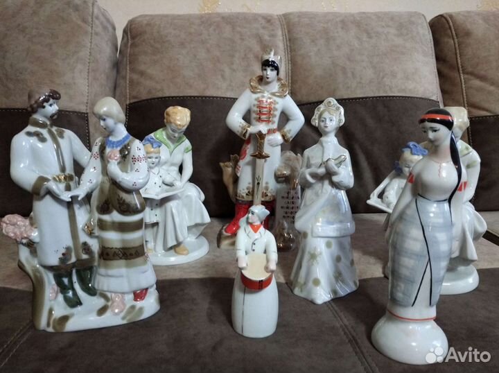 Статуэтки фарфор Полонский зхк
