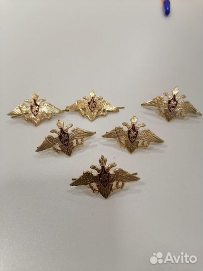 Эмблема на тулью мо металическая