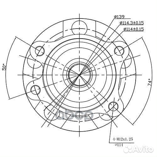 Ступица передняя Toyota RAV4 (06-09), MT Z89318R