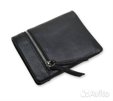 Портмоне S.Quire QK29R кожа чёрный новый