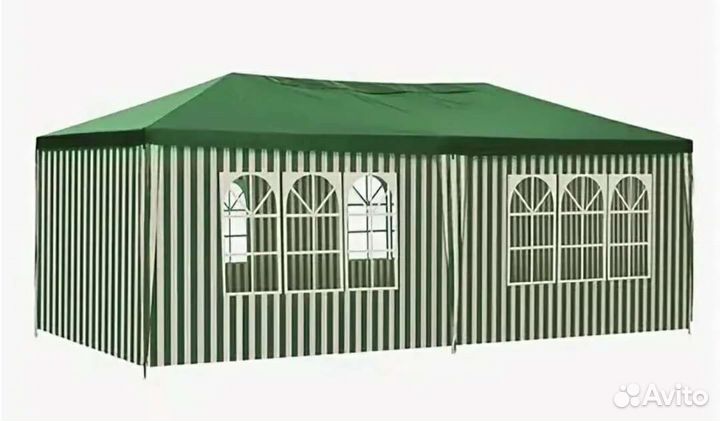 Тент шатер для дачи 584х295х260 см ассорти