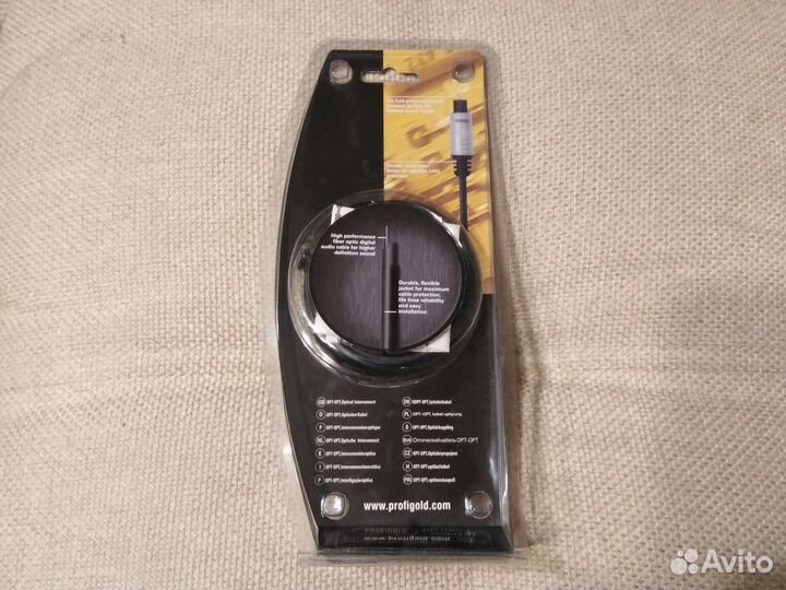 Оптический аудиокабель Profigold Tos - Tos
