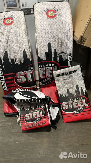 Щитки блин и ловушка Bauer vapor hyperlite