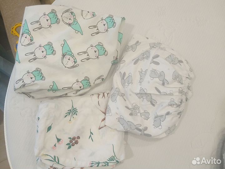 Круглый матрас и простыни