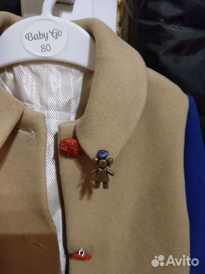 Пальто для девочки 92