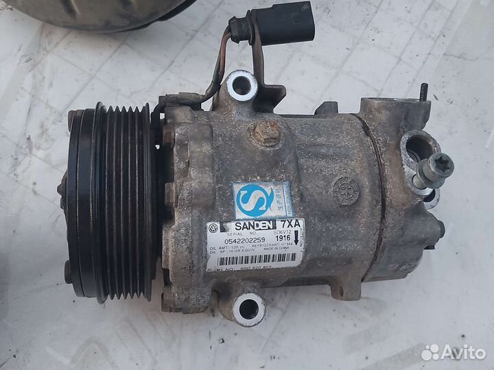 Volkswagen polo5 - компрессор кондиционера