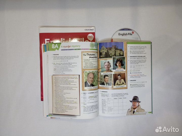 English File elementary /комплект (SB,WB,CD) новые