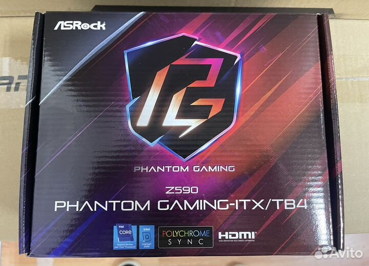 Материнская плата Asrock z590 phantom gaming-itx