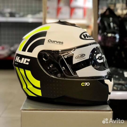 Мотошлем HJC C70 curves MC4HSF