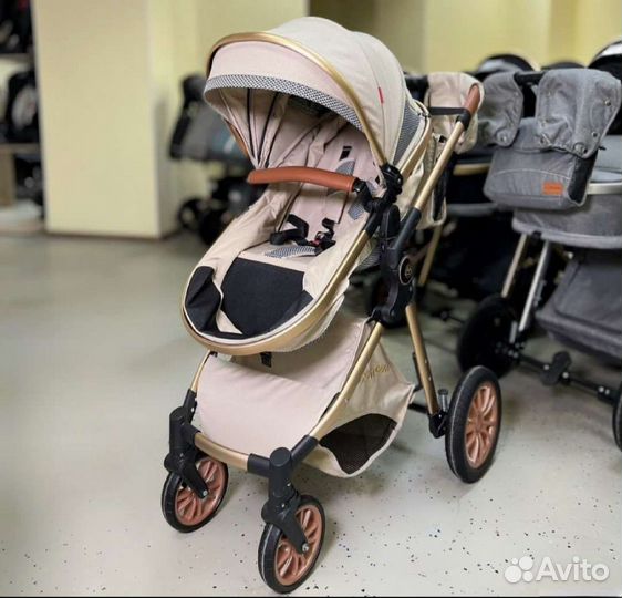 Коляска 2в1 по желанию 3в1 Новая (нежный цвет)