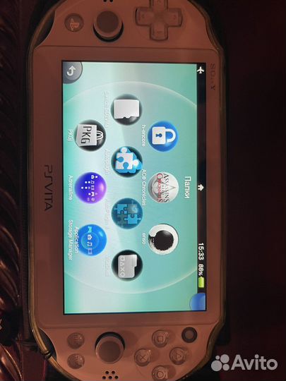 Sony ps vita slim white-blue 128gb