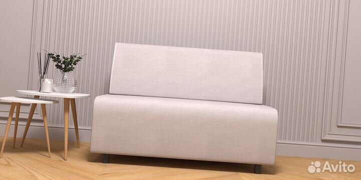 Кожзам диван офисный