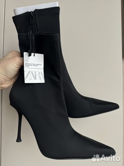 Ботильоны чулки zara новые 40