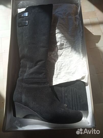 Сапоги женские зимние замша 39 размер
