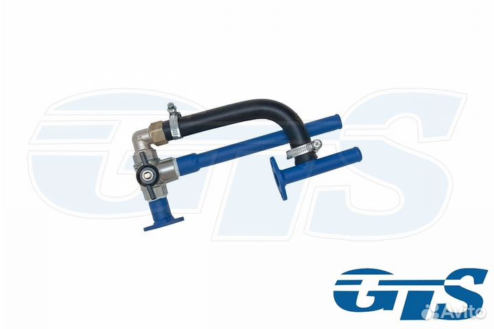 Кран отопителя печки с байпасом 