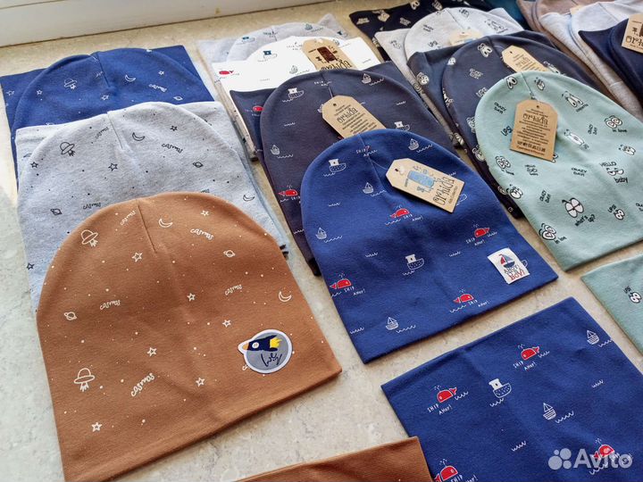 Трикотажная шапка и снуд