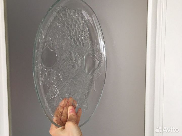 Блюдо стеклянное