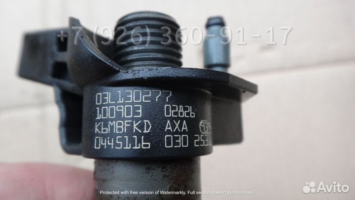 Форсунка дизельная Ауди А6 С6 2.0TDi CAG caha