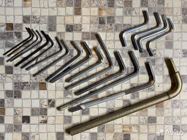 Набор г-образных ключей (шестигранник)