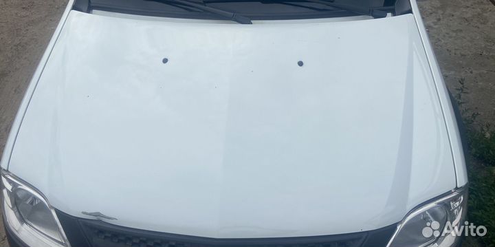 Капот белый(ледниковый) LADA Largus cross