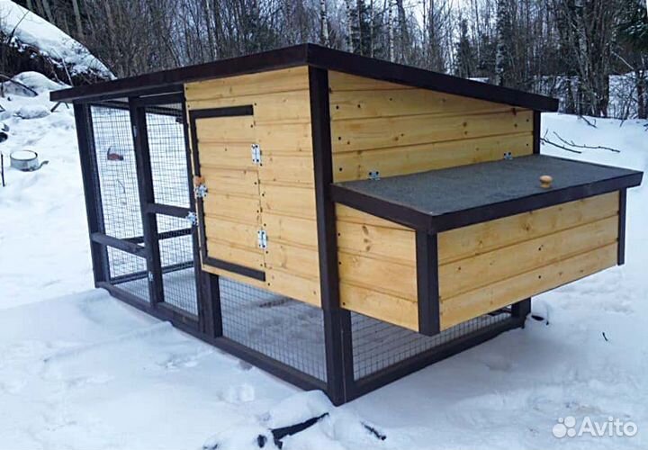 Курятник готовый зимний для дачи и дома