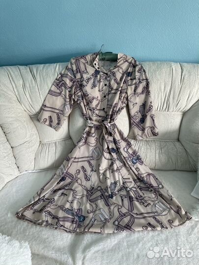 Летнее платье под Hermes