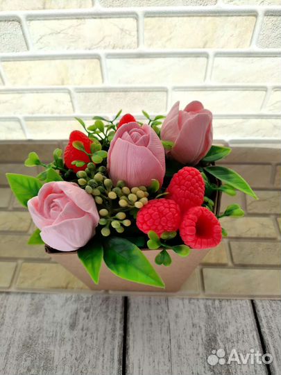 Букет из мыла (бомбочки )