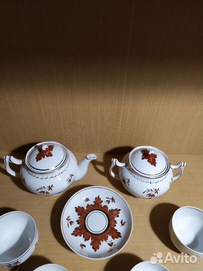 Чайный сервиз СССР Барбарис Вербилки