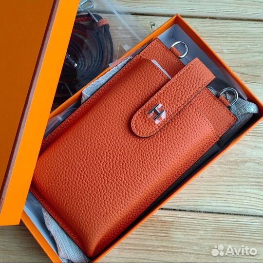 Сумка чехол для телефона Hermes