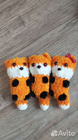 Вязаные брелки