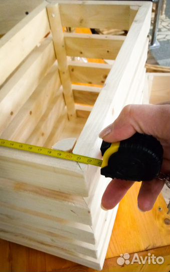 Ящик балконный деревянный для цветов и др