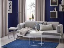 Ковер, короткий ворс, темно-синий 133х195 см IKEA
