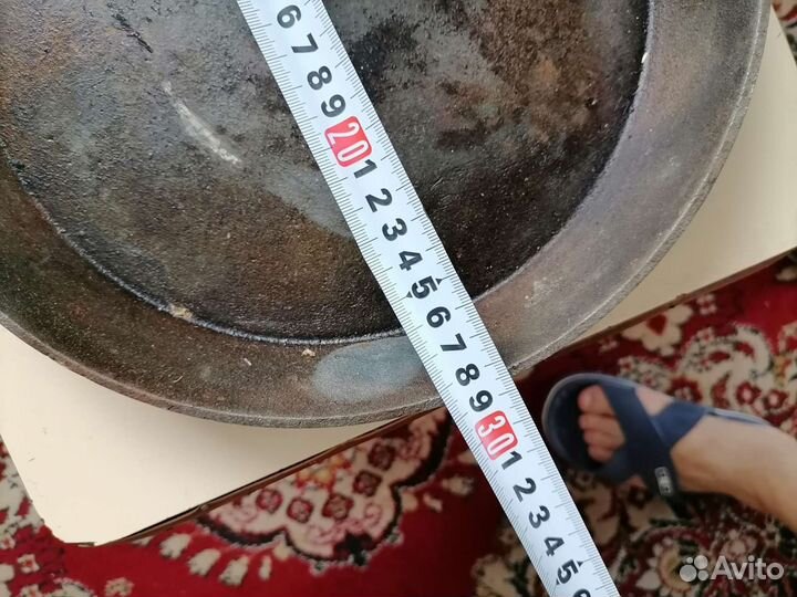 Чугунная сковорода СССР новая