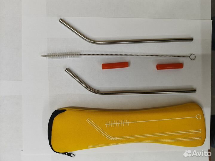 Многоразовые коктейльные трубочки