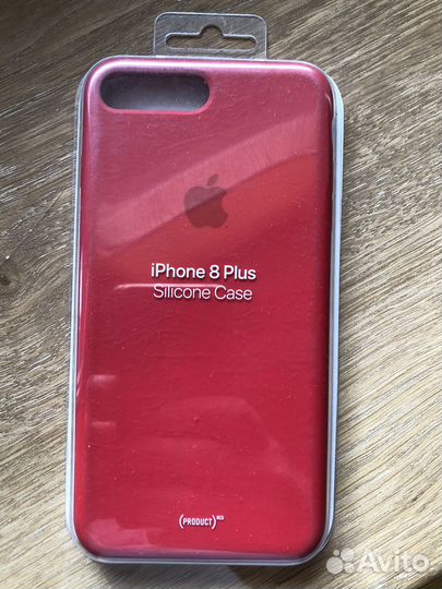 Apple iPhone 8 Plus Silicone Case Red (product)
