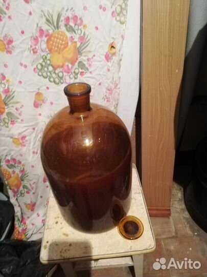 Бутыль стеклянная 20 литров, 10 литров, 3 литра