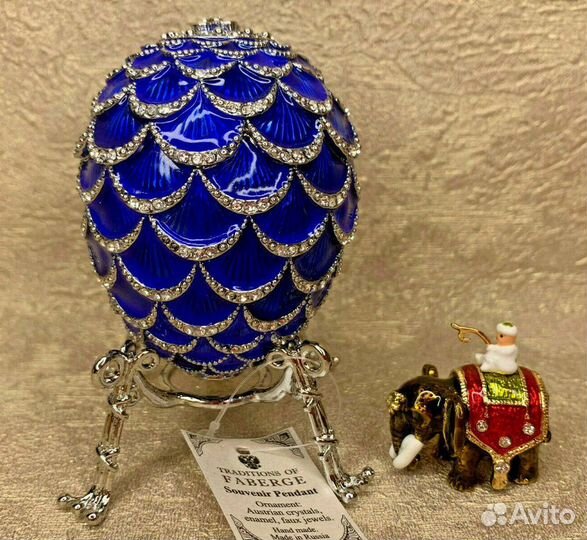 Яйцо Императорское Фаберже. Слон в Сосновой Шишке