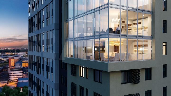 3-к. квартира, 69 м², 4/25 эт.