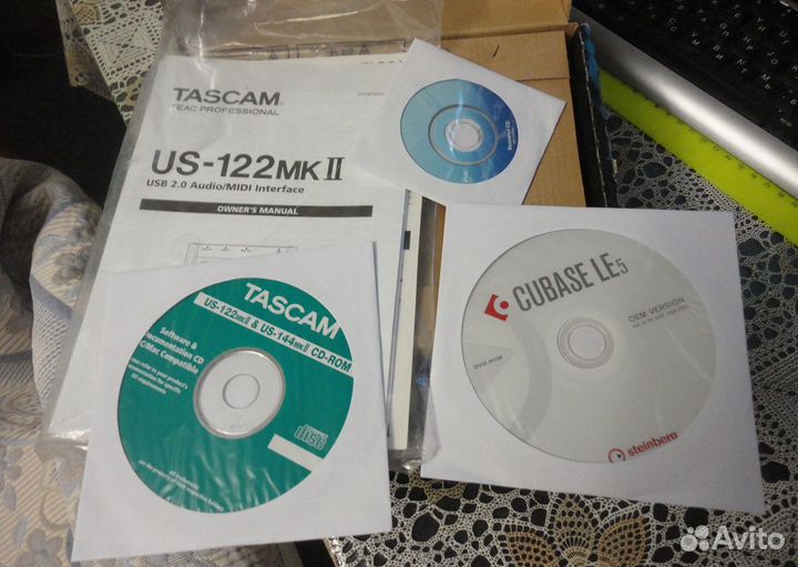 Звуковая карта Tascam US-122 mk2 внешняя