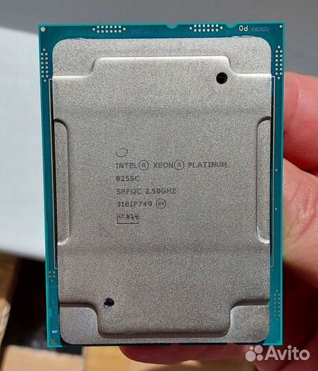 Xeon Platinum 8255 24 ядра 2.5-3.1Ghz 35mb 165w