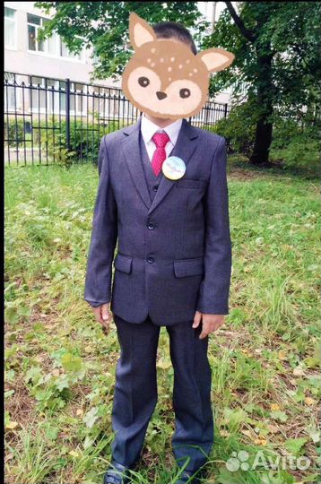 Школьный костюм для мальчика 128