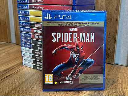 Новый Диск Spider Man PS4 / Человек Паук PS4